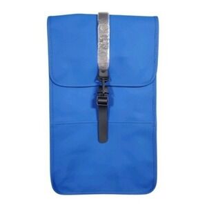 RAINS Backpack W3 Full Size Blue Waves‎ Waterproof Laptop School Commuter Work